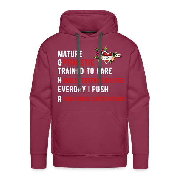 Mother Hoodie - burgundy