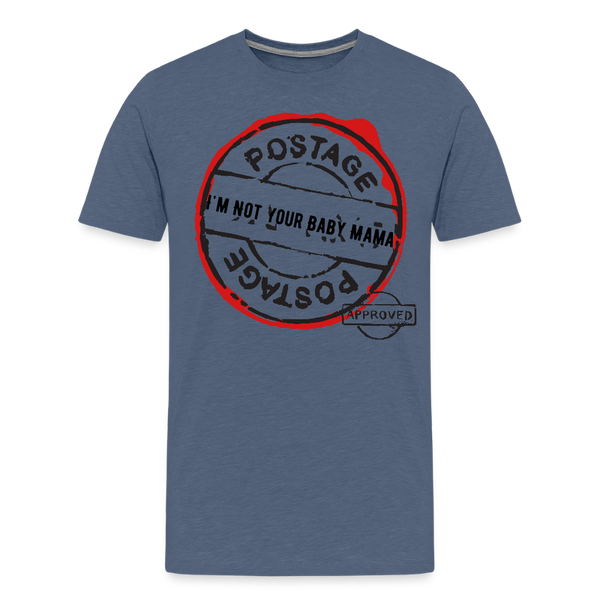 Postage T Shirt - heather blue