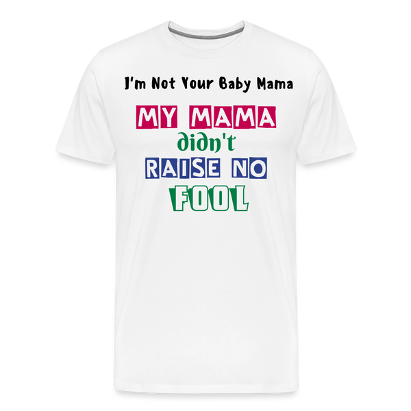 No Fool - white