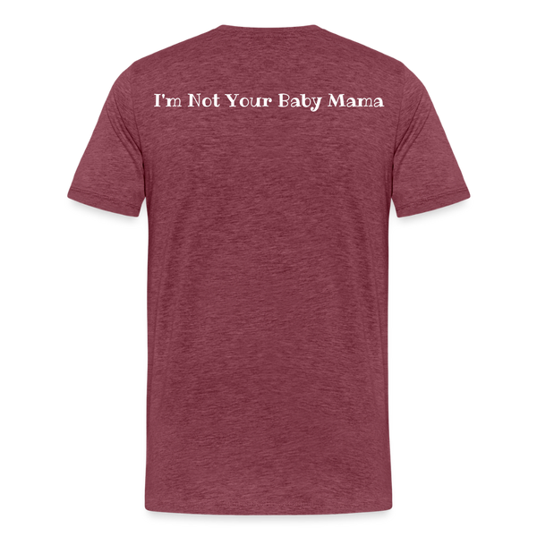 Baby Mama T-Shirt - heather burgundy