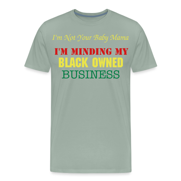 Black Owned T-Shirt - steel green