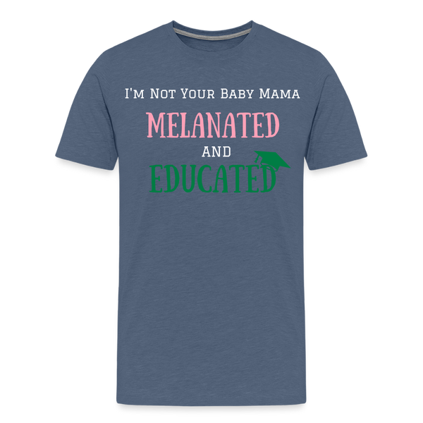 Melanated T-Shirt - heather blue