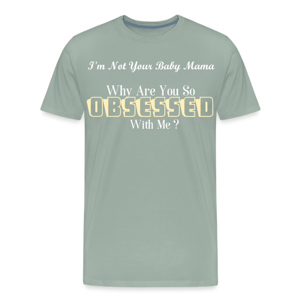 Obsessed T-shirt - steel green