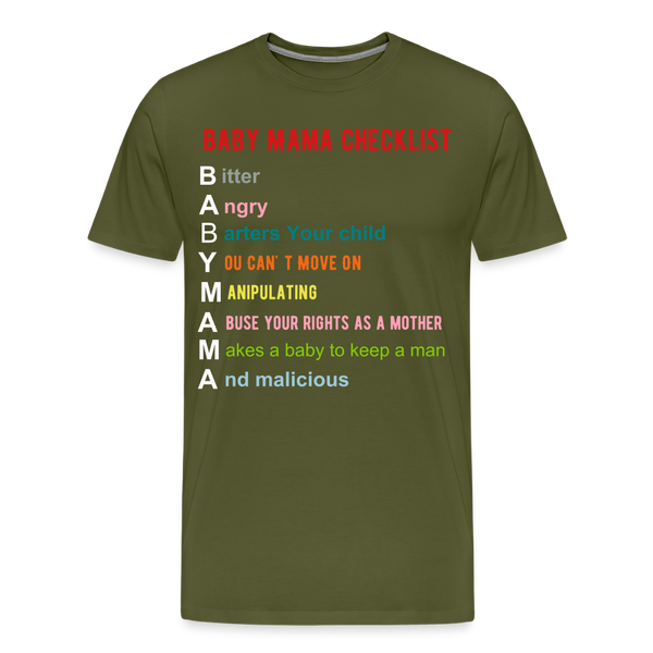 Baby Mama T-Shirt - olive green