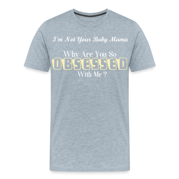 Obsessed T-shirt - heather ice blue