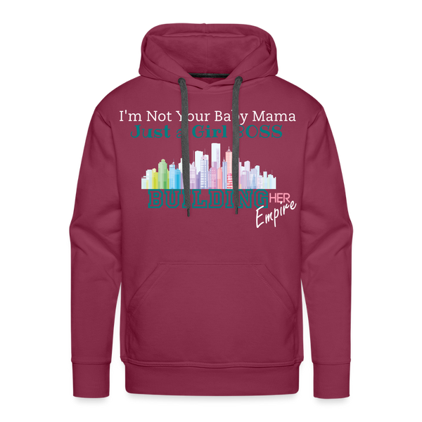 Building Hoodie - burgundy