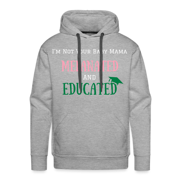 Melanated Hoodie - heather grey