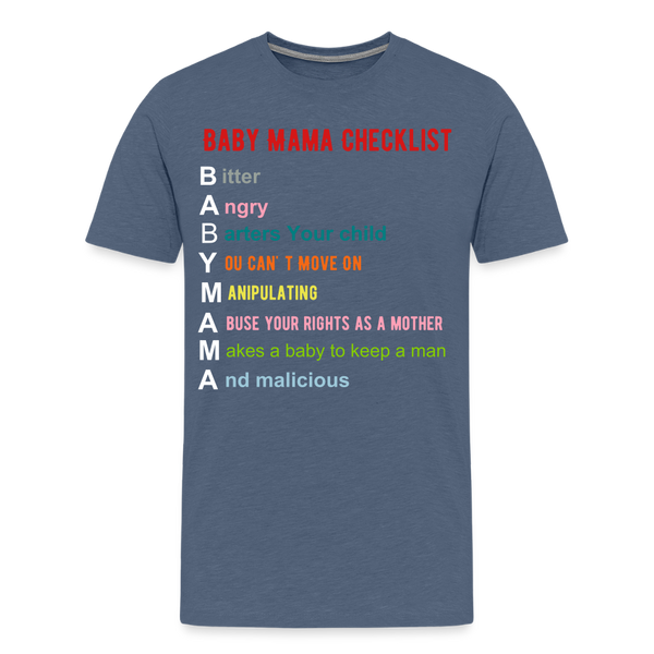 Baby Mama T-Shirt - heather blue