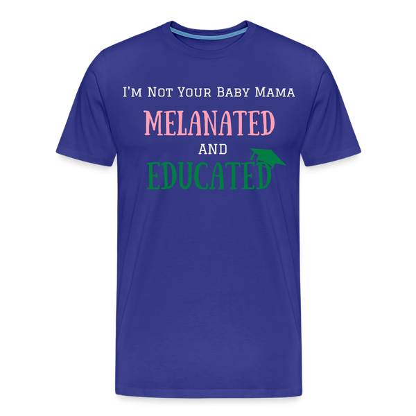 Melanated T-Shirt - royal blue
