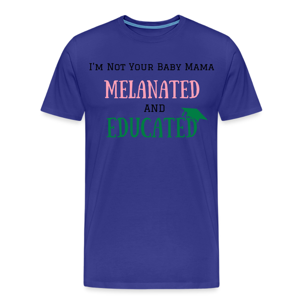 Melanated T-Shirt - royal blue
