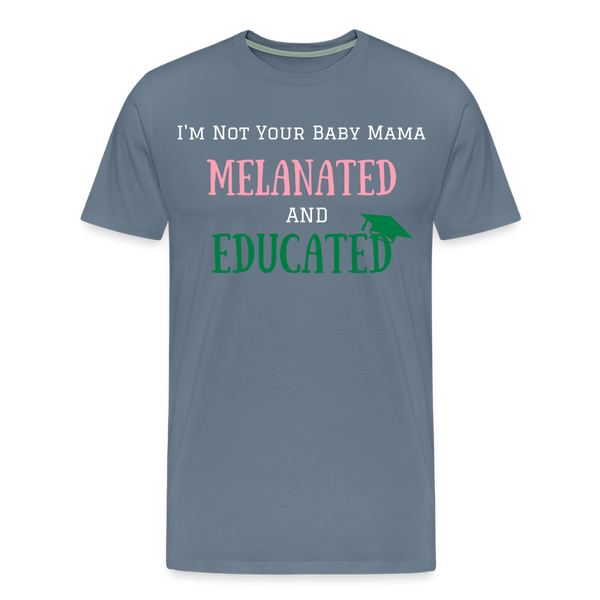 Melanated T-Shirt - steel blue