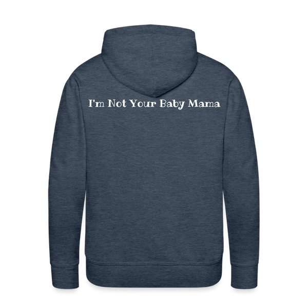 Baby Mama Hoodie - heather denim