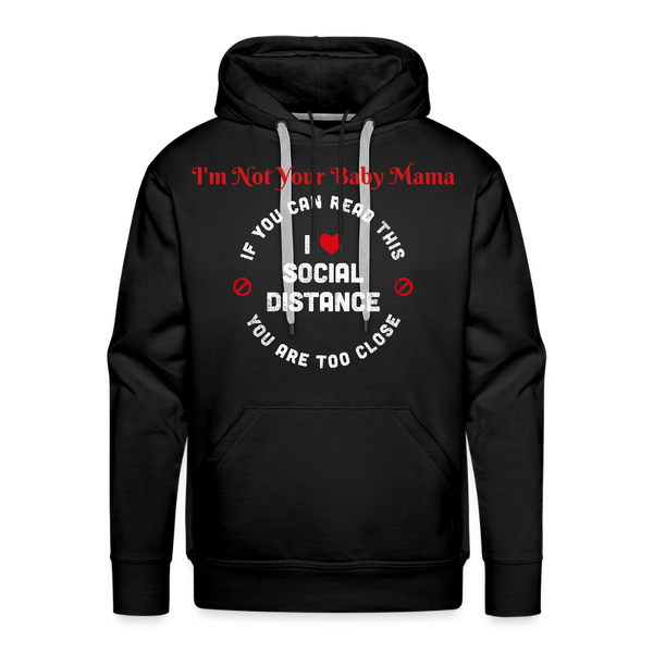 Social Distance Hoodie - black