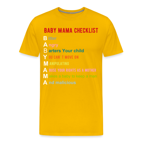 Baby Mama T-Shirt - sun yellow