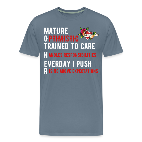 Mother T-Shirt - steel blue