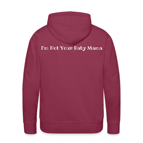 Baby Mama Hoodie - burgundy