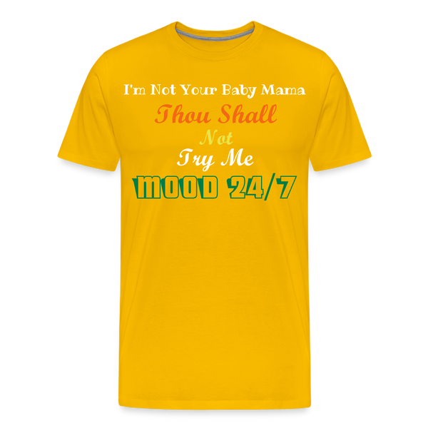 Try Me T-Shirt - sun yellow