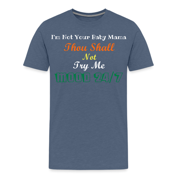 Try Me T-Shirt - heather blue