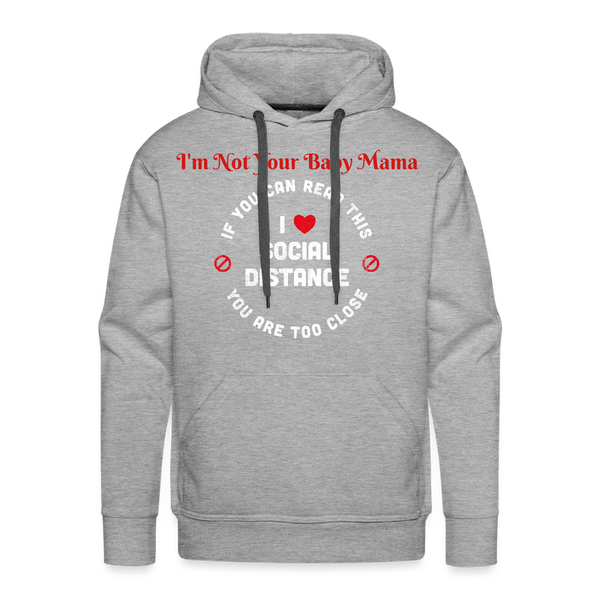 Social Distance Hoodie - heather grey
