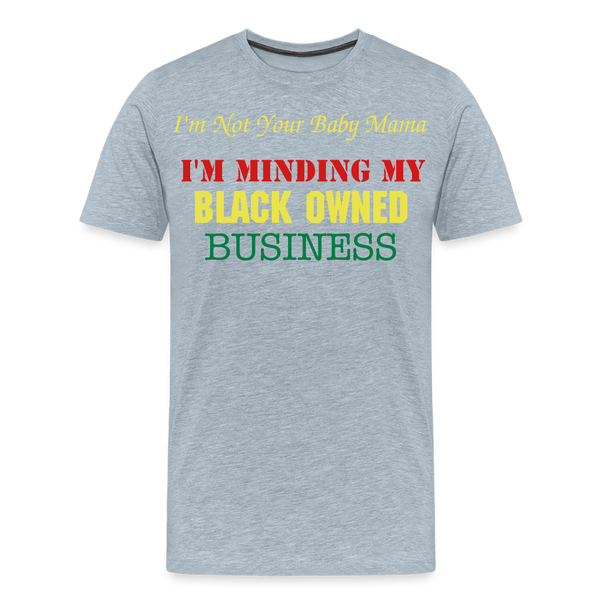 Black Owned T-Shirt - heather ice blue