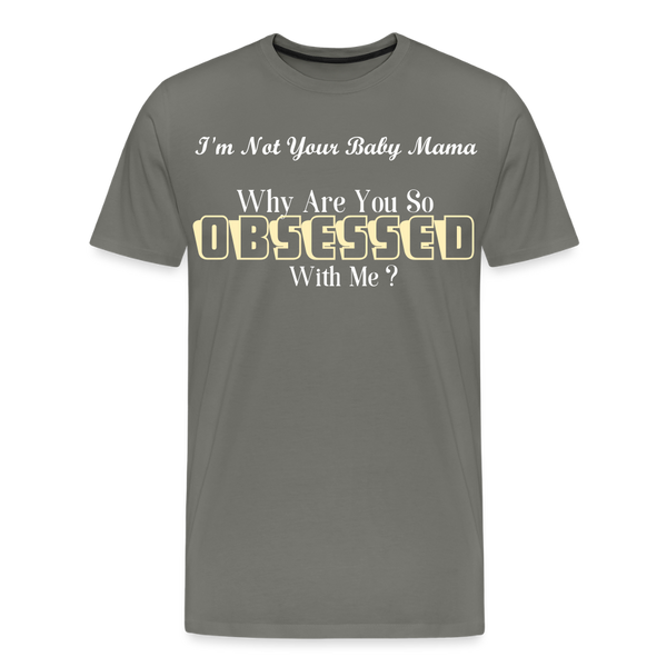 Obsessed T-shirt - asphalt gray