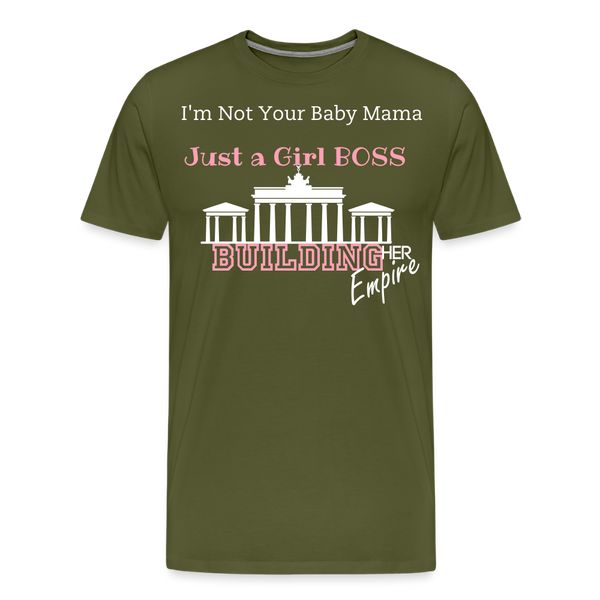 Girl Boss T-Shirt - olive green