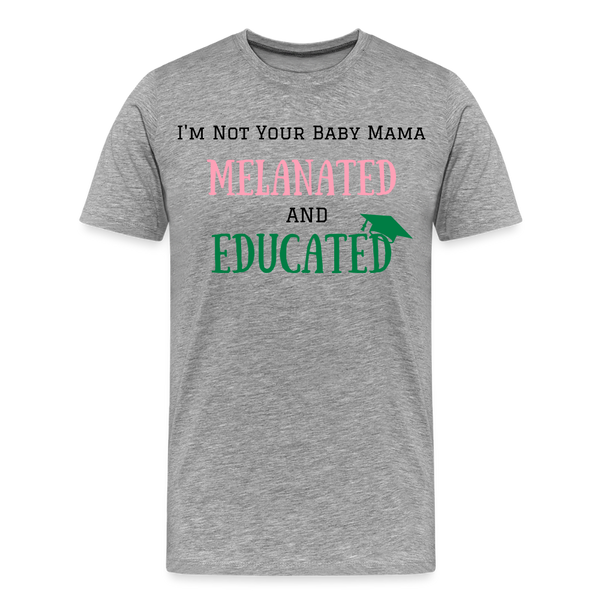 Melanated T-Shirt - heather gray