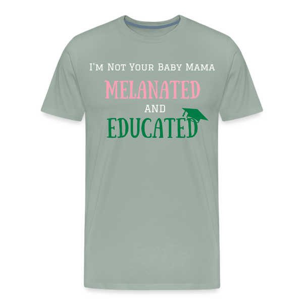 Melanated T-Shirt - steel green