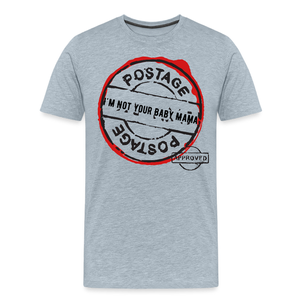 Postage T Shirt - heather ice blue
