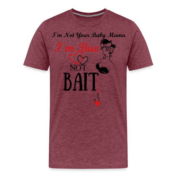 I'm Bae - heather burgundy