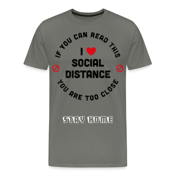 Social Distance - asphalt gray