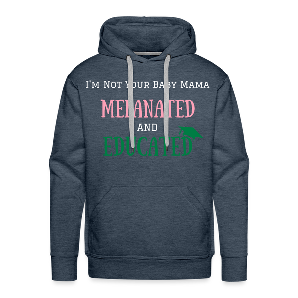 Melanated Hoodie - heather denim
