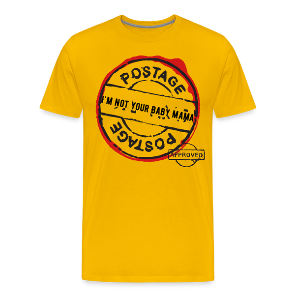 Postage T Shirt - sun yellow