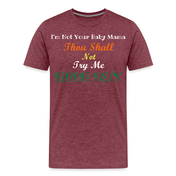 Try Me T-Shirt - heather burgundy