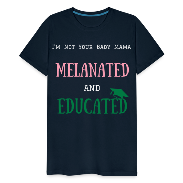 Melanated T Shirt - deep navy