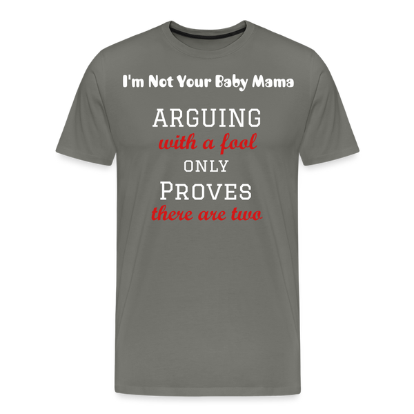 Arguing T-Shirt - asphalt gray