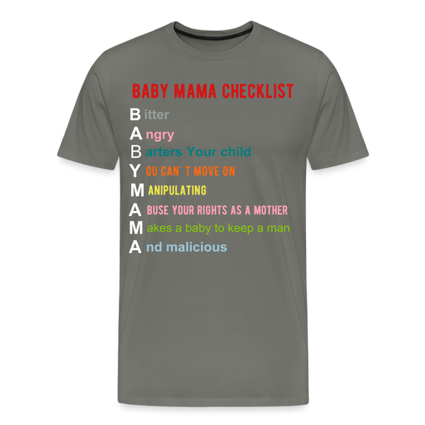 Baby Mama T-Shirt - asphalt gray