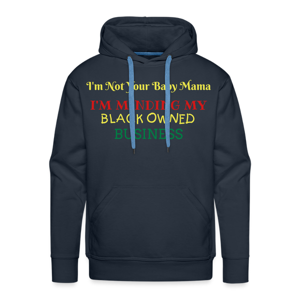 Black Owned Hoodie - navy