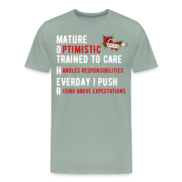 Mother T-Shirt - steel green