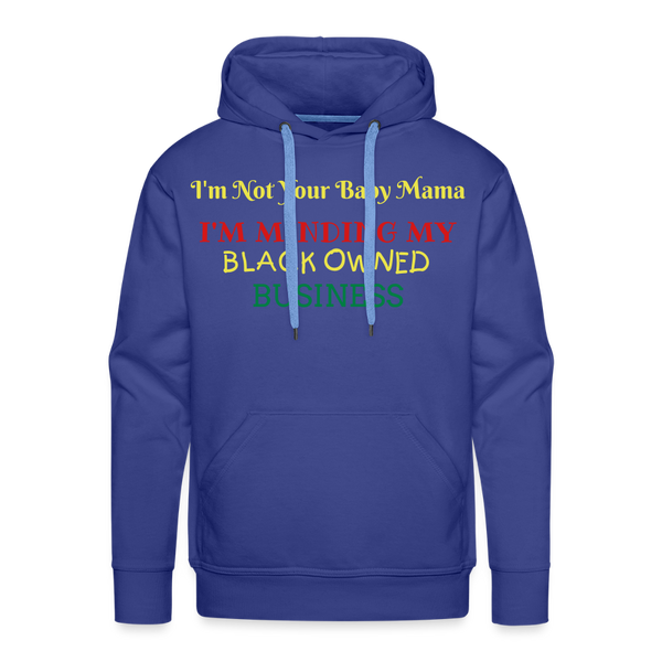 Black Owned Hoodie - royal blue