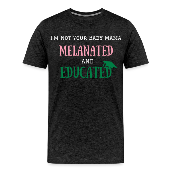 Melanated T-Shirt - charcoal grey