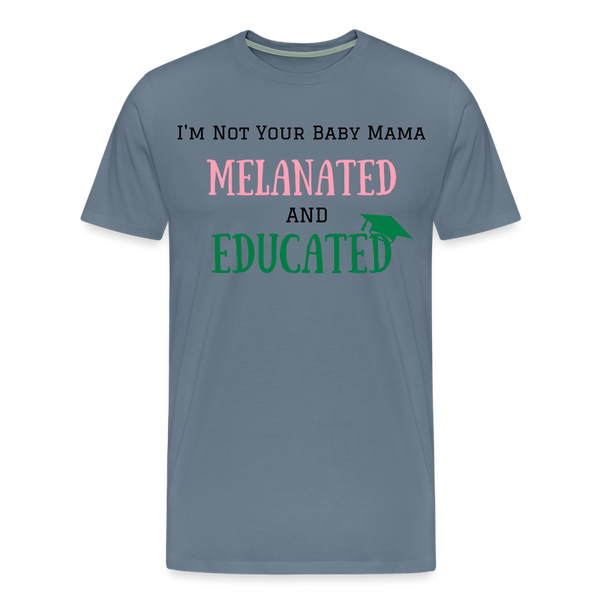 Melanated T-Shirt - steel blue