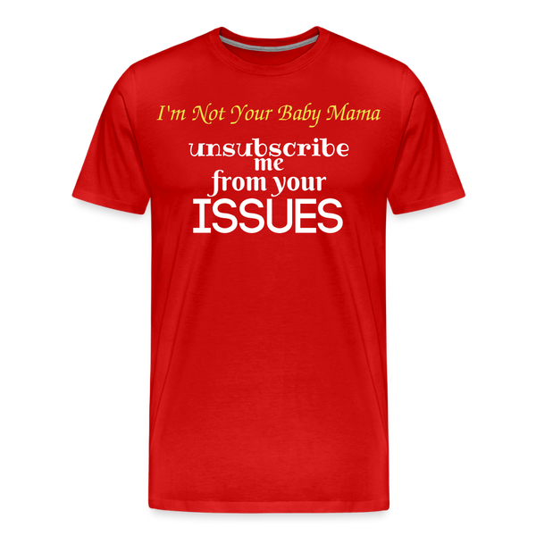 Unsubscribe T-Shirt - red