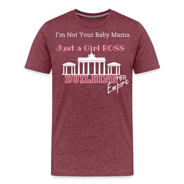 Girl Boss T-Shirt - heather burgundy
