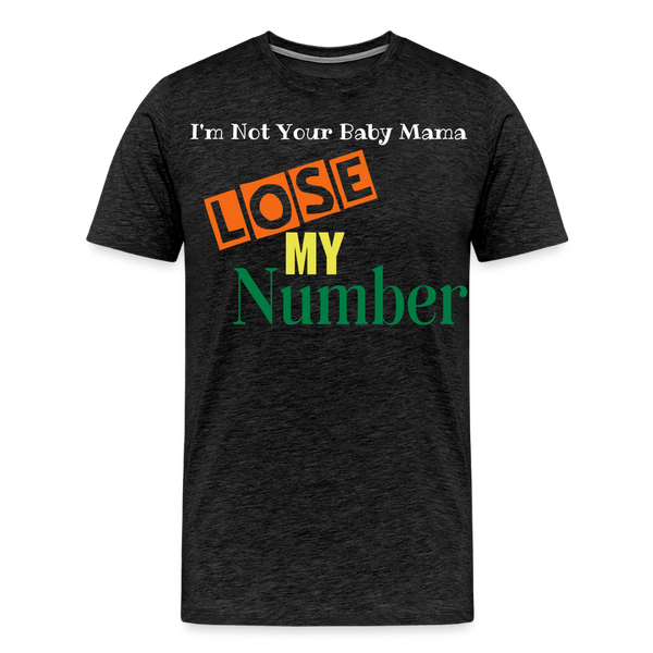 Lose My Number - charcoal grey