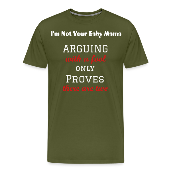 Arguing T-Shirt - olive green