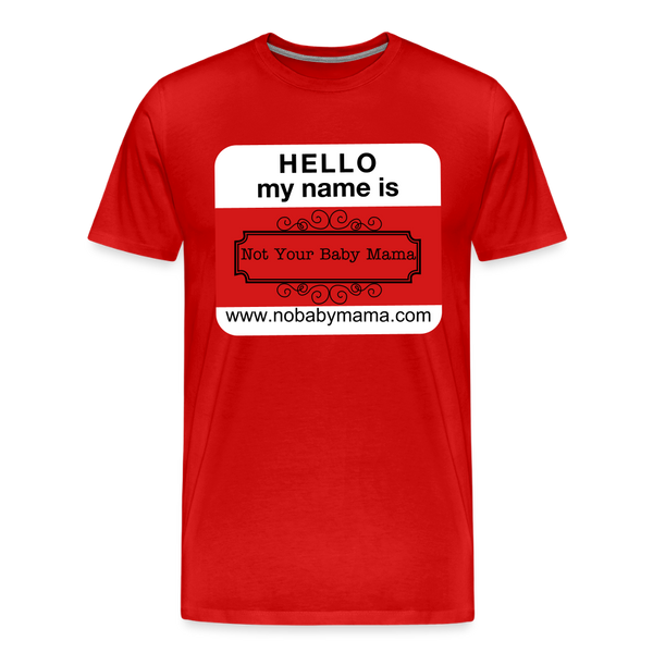 Hello My Name Is - red