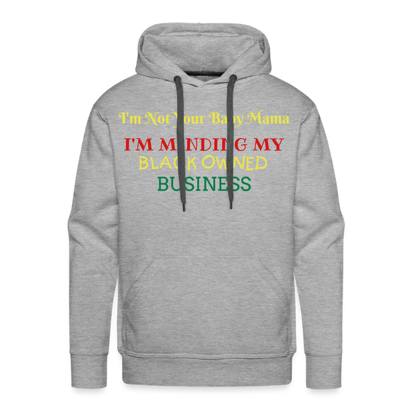 Black Owned Hoodie - heather grey