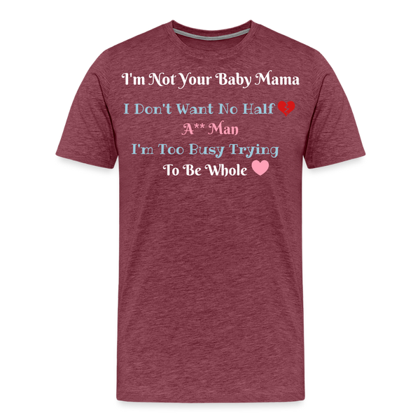 Whole - heather burgundy