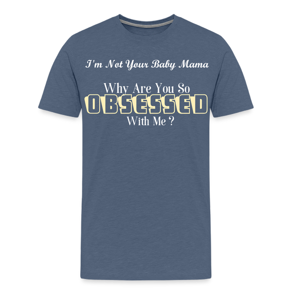 Obsessed T-shirt - heather blue